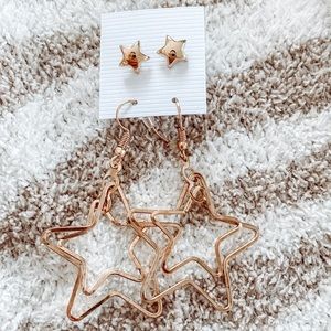 star fashion earrings
